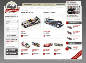 Boutique de miniatures auto